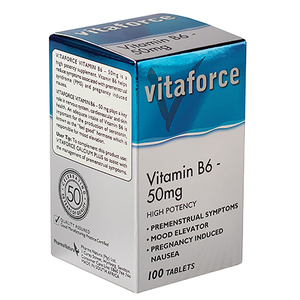 VITAFORCE VITAMIN B6 50MG TABS 100