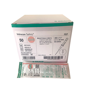 INTROCAN SAFETY FEP 20GX32MM PINK 1