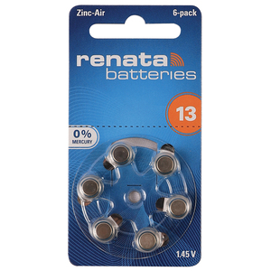 BATTERY H/AID NO ZA 13 6