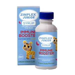 ZINPLEX JUNIOR SYRUP CREAM SODA 200ML