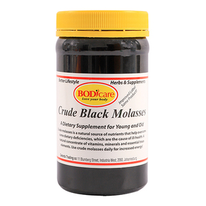 BODICARE MOLASSES CRUDE BLACK 500G