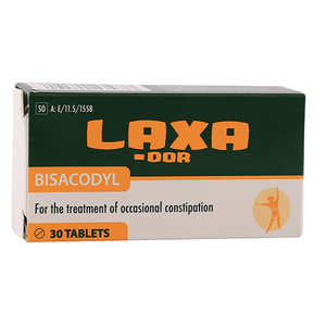 LAXADOR BISACODYL 30 TABLETS