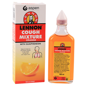 LENNON COUGH MIX ORANGE 100ML DUTCH MED