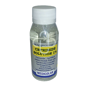 CETRIMIDE 1% SOLUTION 50ML MEDICOLAB