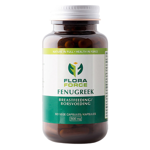 FENUGREEK 500MG 60 CAPSULES FLORA FORCE