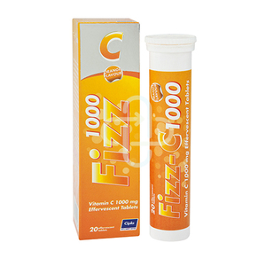 FIZZ-C 1000MG ORANGE 20 EFFERVTABLETS