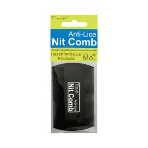 TREET-IT FINE TOOTHED NIT&LICE HAIR COMB