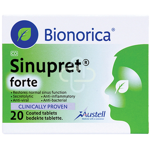 SINUPRET FORTE 20 TABLETS