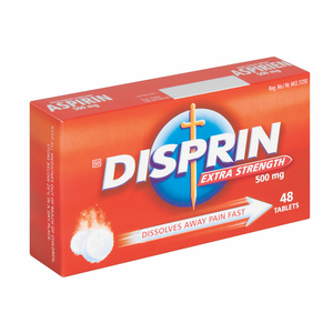 DISPRIN EXTRA 48 500MG DISPERSABLE TABS