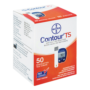 CONTOUR TS BLOOD GLUCOSE TEST STRIPS 50