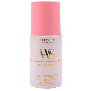 YARDLEY WHITE SATIN ROLL ON 50ML