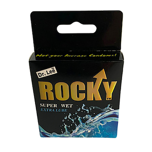 CONDOM DR LEE ROCKY SUPER WET EXTR LUB 3