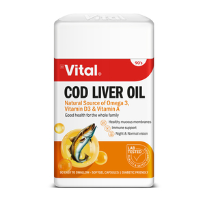 VITAL COD LIVER OIL CAPS 90