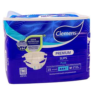 CLEMENS PLUS PREM MED ADULT NAPPIES 14
