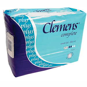 CLEMENS PLUS SMALL ADULT NAPPIES 14