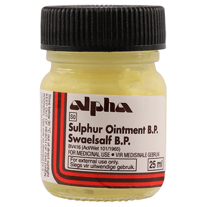 ALPHA SULPHUR OINTMENT 25GM