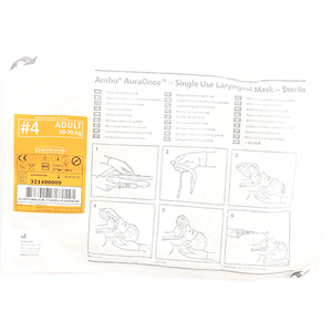 LARYNGEAL MASK AMBU ALM CURVED 4 1