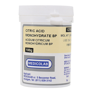 CITRIC ACID 100G POWDER MEDICOLAB