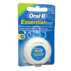 ORAL-B FLOSS ESSENTIAL MINT WAXED 50M