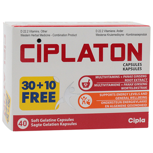 CIPLATON CAPSULES 30+10 BANDED