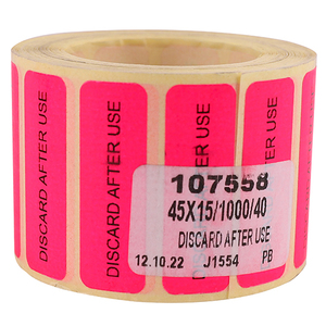 LABEL - DISCARD AFTER 30 DAYS