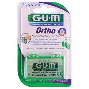 GUM ORTHODONTIC WAX MINT BLISTER 1