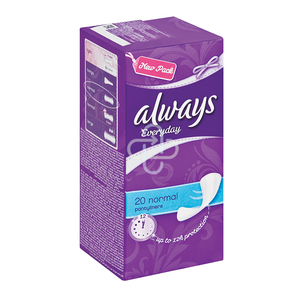ALWAYS LINERS NORMAL UNSCENTED 20
