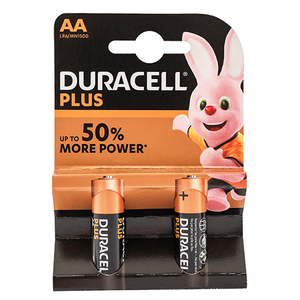 DURACELL PLUS POWER AA 2S