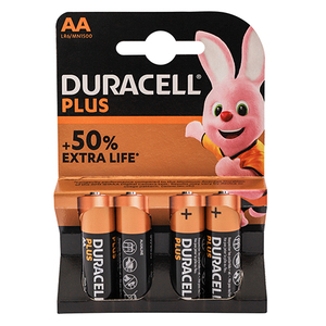 DURACELL PLUS POWER AA 4S