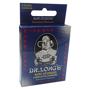 CONDOM DR LONGS RUFF STUDDED 3