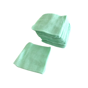GAUZE GREEN 100X100X12PLY PL NS AKA 100~