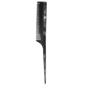 CHIC COMB LADIES TAIL NYLON BLACK 205MM