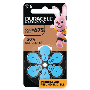 DURACELL HEARING AID 675  6S