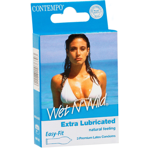 CONDOM CONTEMPO WET N WILD 3