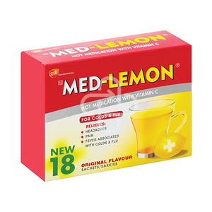 MED-LEMON ORIGINAL SACH 18 +VIT C