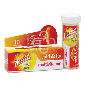 PLUSSSZ COLD & FLU MULTIVIT 10 EFF TABS