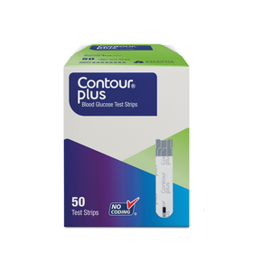 CONTOUR PLUS BLOOD GLUCOSE STRIPS 50s
