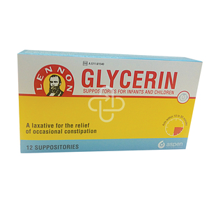 LENNON GLYCERINE SUPPOS INFANT 12