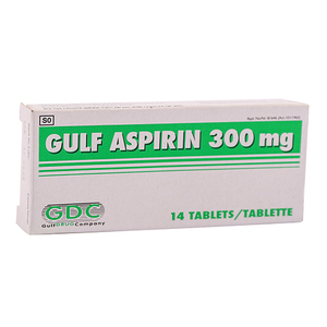 GULF ASPIRIN 300MG 14 TABLETS