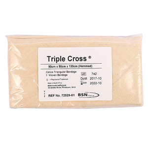TRIANGULAR BAND TRIPLE CROSS HEMMED 1