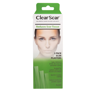 CLEARSCAR SIL SCAR REDUCING PLAST 2PACK
