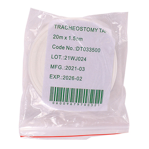 TRACHEOSTOMY TAPE 20M ROLL N/STERILE