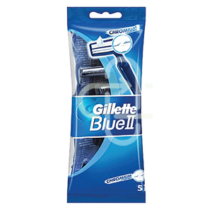 RAZOR GILLETTE BLUE II REG DISPOS FW 5