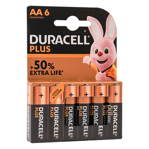 DURACELL PLUS POWER AA 6S
