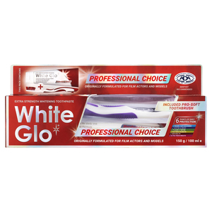 WHITE GLO PROFESIONAL TOOTHPASTE 100ML