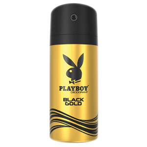 PLAYBOY DEODORANT BLACK GOLD 150ML