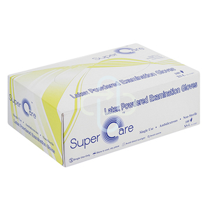 GLOVE EXAM LATEX PF MEDIUM X 100