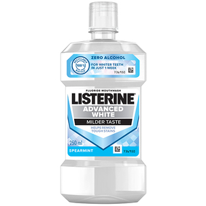 LISTERINE ADVANCED WHITE MILD 250ML