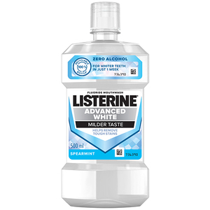 LISTERINE ADVANCED WHITE MILD 500ML