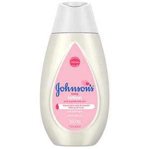 J&J BABY MOISTURE PINK LOTION 200ML